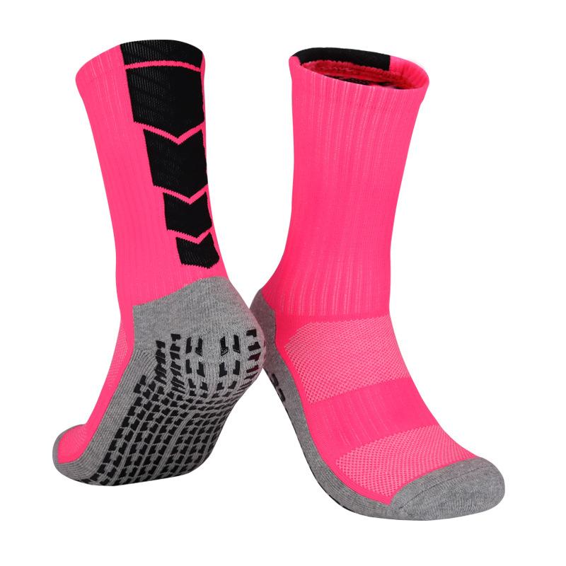Men'S Dispensing Football Socks Men'S Professional Training Sports Socks Towel Bottom Breathable Medium Tube Socks Non-Slip Socks