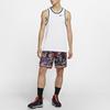 Nike DNA Floral Print Drawstring Mid-Rise Basketball Shorts Men Bottoms CK6348-455
