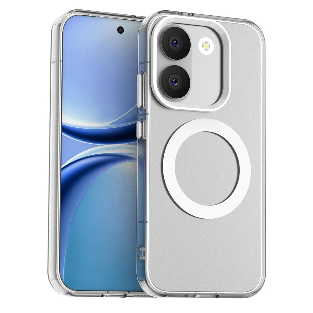For Magsafe Frosted Clear Phone Case for POCO X8 X7 X6 Pro Max Note 15 14 13 Pro Plus 4G 5G Slim Protective Candy Magnetic Cover