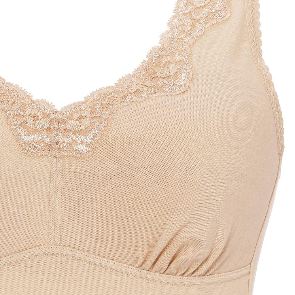 Triumph Soft Innerwear with Sleeveless Top Size L Cups, 5140, Beige,