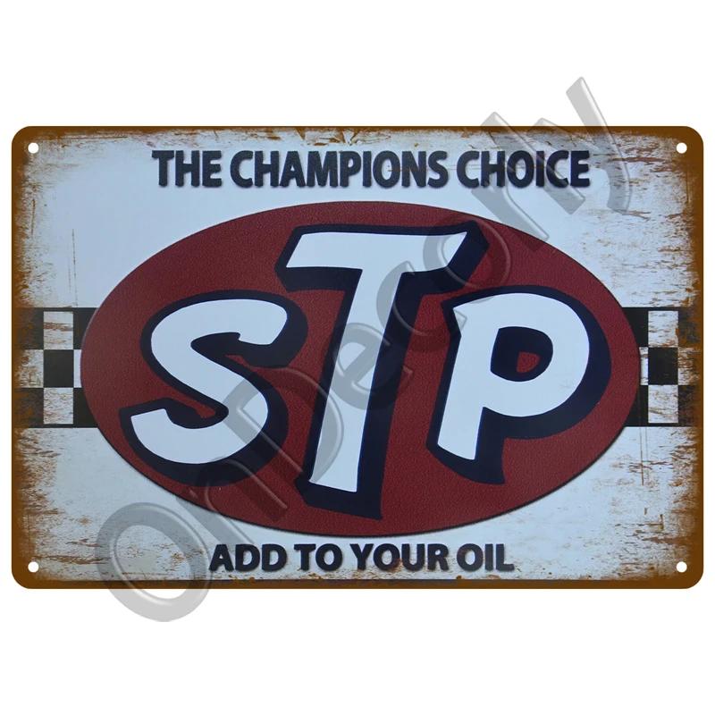 Vintage Metal Wall Sign  Retro Motor Oil Gas Racing Tin Poster for Garage  Man Cave Decor Perfect Iron Plate Decoration for Home