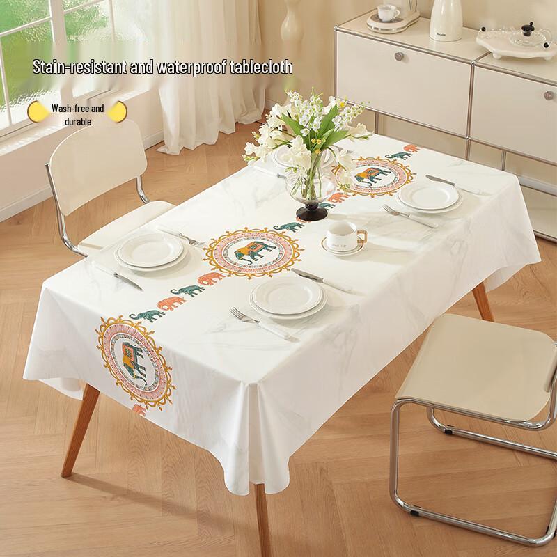 Jingxun Simple Style Waterproof Oil-Proof Tablecloth