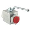 G1 Manual Hydraulic Carbon Steel Ball Valve 2 Way Shut Off Valve Suitable for High Pressure Hydraulic Applications