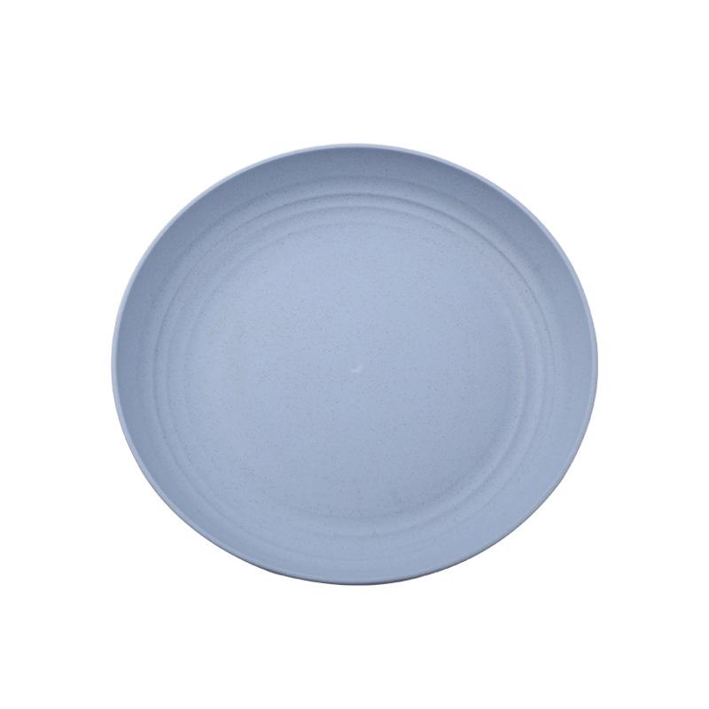 1pc Solid Color Eco Friendly Fruit Dishes Plates Dishes Wheat Straw Plates Dinnerware Dishwasher Safe Unbreakable Healthy Child