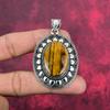 Tiger's Eye 925 Solid Sterling Silver Pendant, Handmade Gemstone Pendant, Gift For Mom Antique Jewelry