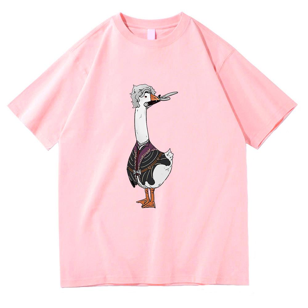 Goose Astarion T Shirt Fashion Unisex  Harajuku Funny Kawaii Goostarion Tshirt Unisex High Quality Casual Vintage Cotton Tees Shirts