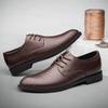 Men Genuine Leather Dress Shoes Oxfords Design Men Casual Shoes Fashion Crocodile Male Lace Up Business Shoes Big Size 46 Office