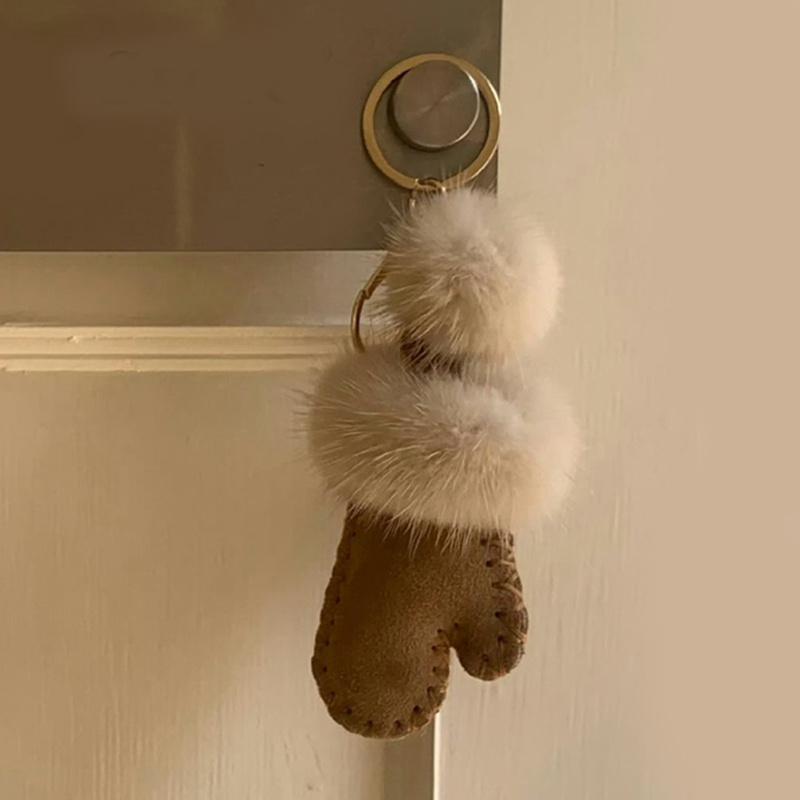 Ladies' Bag Pendants Gloves Cute Kawaii Sweet Bag Accessories Multifunctional High-quality Keychain