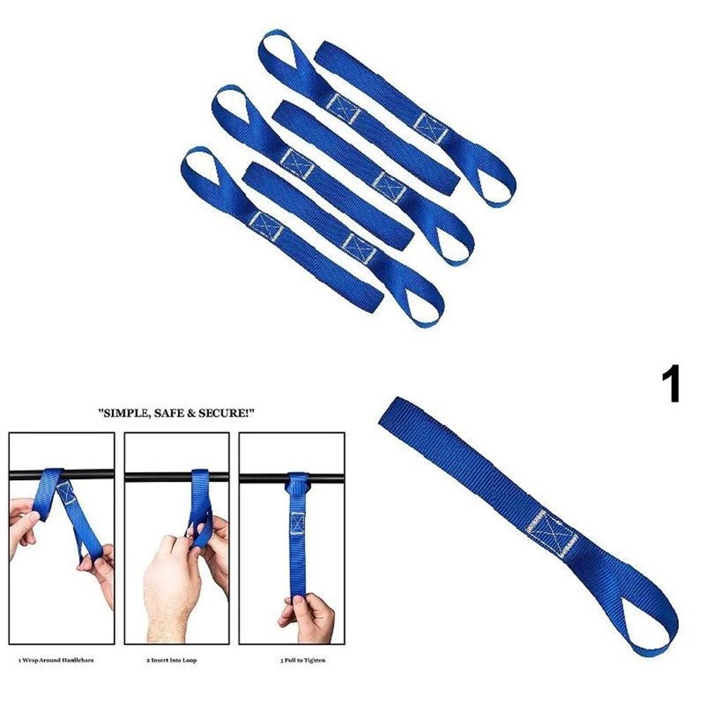 Mutipurpose Durable Motorbike Motorcycle Hanging Straps Loops Luggage Straps Hook strap Soft Straps