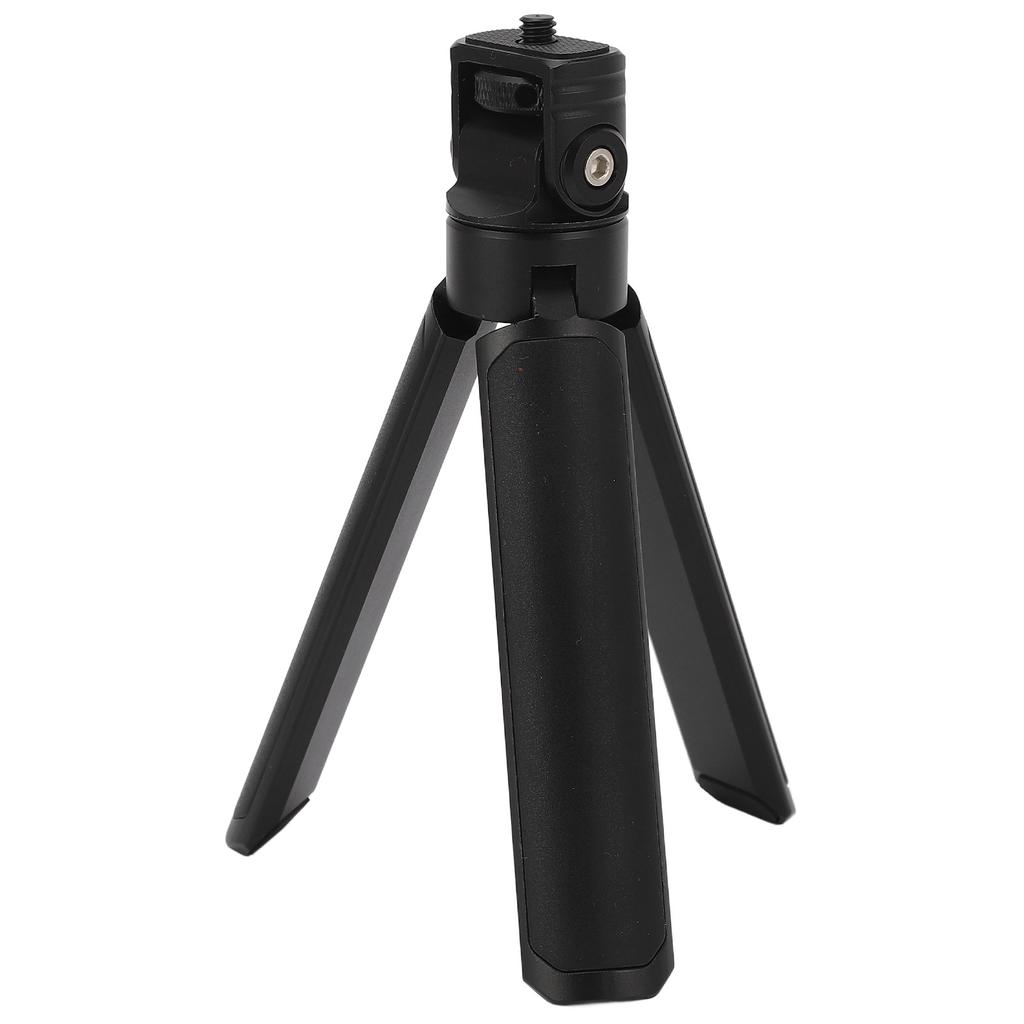 Mini Camera Tripod Adjustable Head Portable Vlog Travel Selfie Stick Handle Grip Desktop Tripod