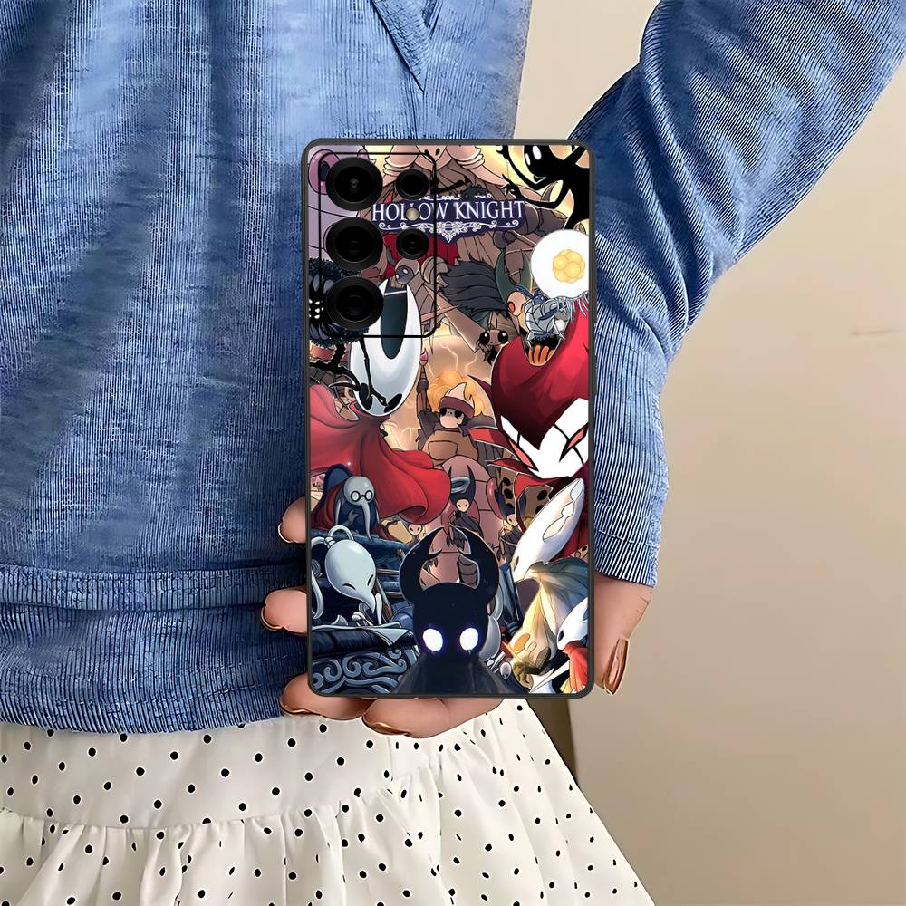 Game H-Hollow K-Knight Phone Case For Samsung S 24 Fe 25 Ultra Plus 20 Lite 21 30 22 23 24 22 Ultra 5G Fundas