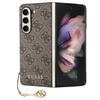 Hülle für Samsung Galaxy Z Fold5 Guess 4G Charms Braun