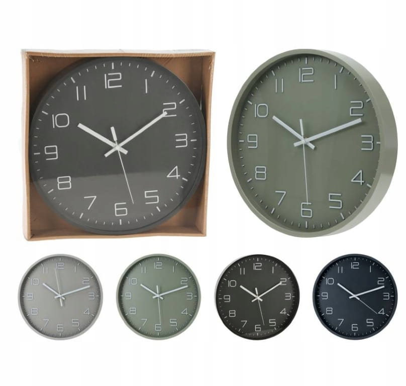 Dekorative Wanduhr 30 cm rund