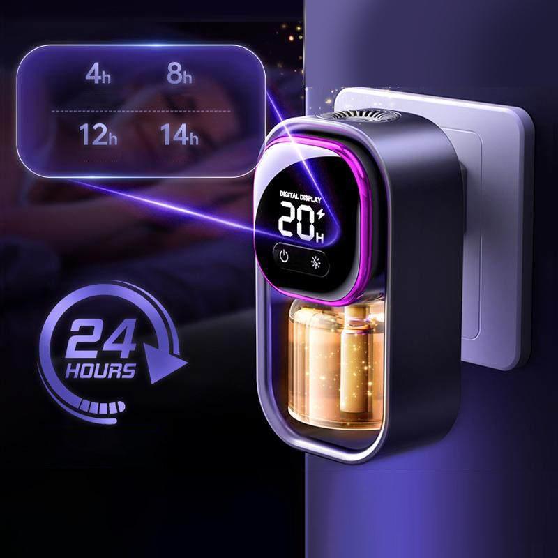 Electric Heating Mosquito Repellent Liquid Cute Children'S Plug-In Timer Display Mosquito Repellent