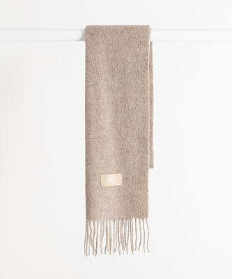 Hallen Wool Color Muffler (M007_Light Beige)