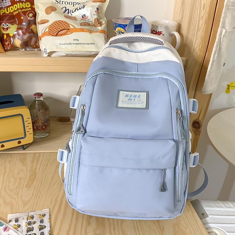 School Bag Fashion Female College Student Middle School Student High Quality Fashion Junior High School Student Letter Elementary School Student