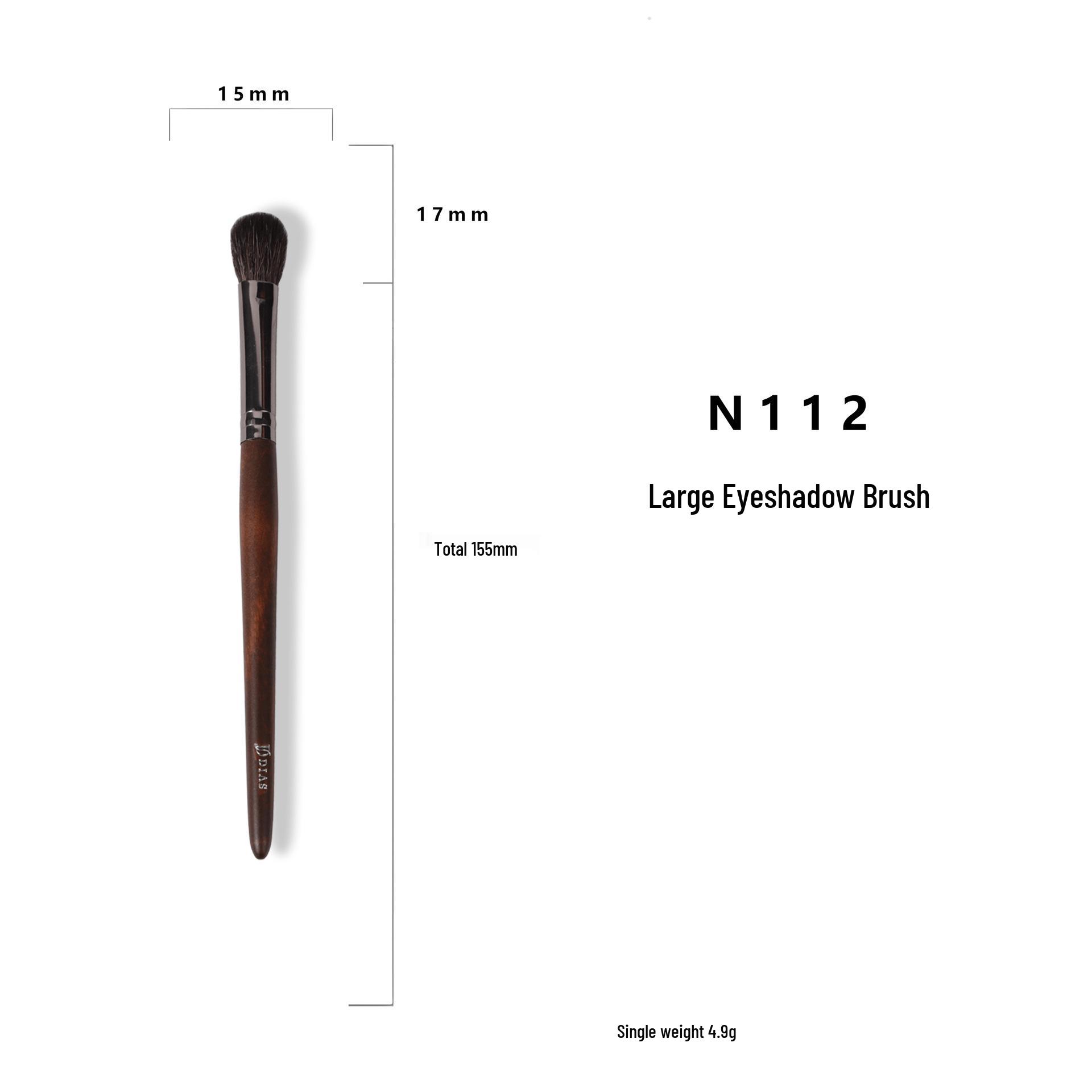 

Набір пензлів для макіяжу з натурального ворсу: Тіні для повік, Тональний крем, Консилер, Рум яна, Пудрові пензлі