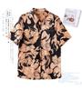 Summer 2025 Mulberry Silk Top: Hangzhou Short-Sleeve Dress for Middle-Aged Women, Printed Design, Large Size