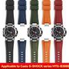 Modifiziertes Silikonarmband wasserdicht Für Casio G-SHOCK 5672 MTG-B3000 Harz Gummi Uhrenarmband Edelstahl Adapter Verbinder