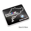 CTCE1 Keychain 3D Metal Car Sticker Fender Emblem Styling Decals Badge Accessorie For BMW Performance F30 357 Series X5 X6m MSports G3
