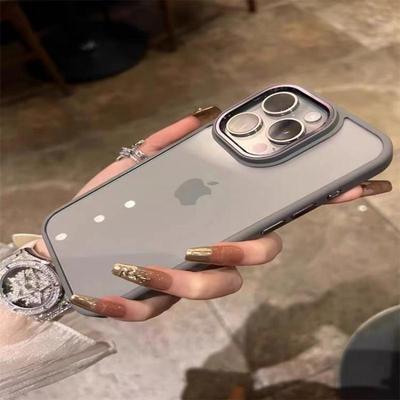 Luxus Átlátszó Ütésálló Tok iPhone 15 14 13 12 Mini 17 Pro XS Max XR X 7 8 Plus-hoz Puha Ütköző Fém Kameravédő Fedél
