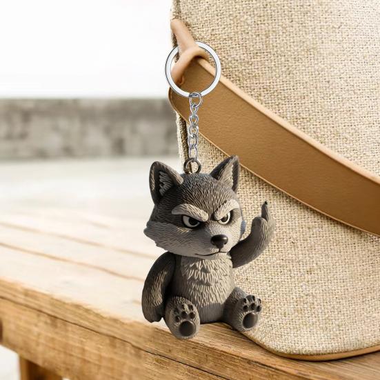 Niedlicher Fuchs-Schlüsselanhänger Aus Edelstahl – Perfektes Geschenk Für Frauen, Mädchen & Kinder