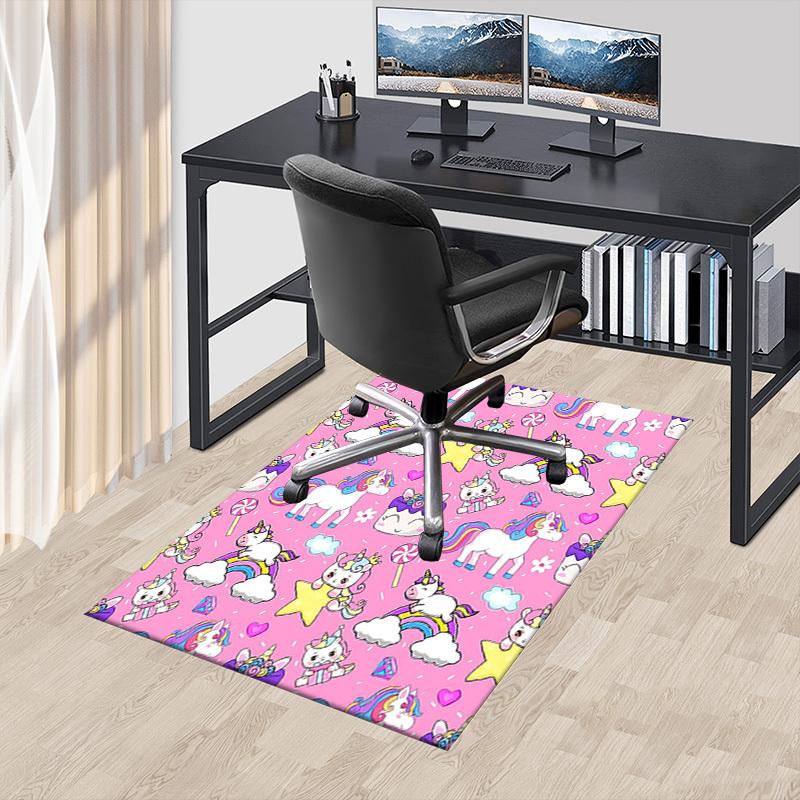 1PC Unicorns Clouds Extra Large Non-Slip Floor carpet, Office, family, bedroom, Studio - Large Area RugJ0339