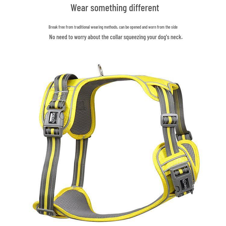 Pet Harness: Premium Nylon Anti-Shock Leash for Medium to Large Dogs