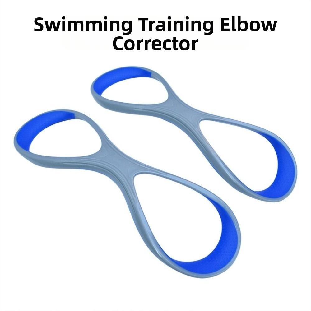High Elbow Design Swimming Paddles 8 Shape Webbed Glove Swim Training Paddle  Professional Use