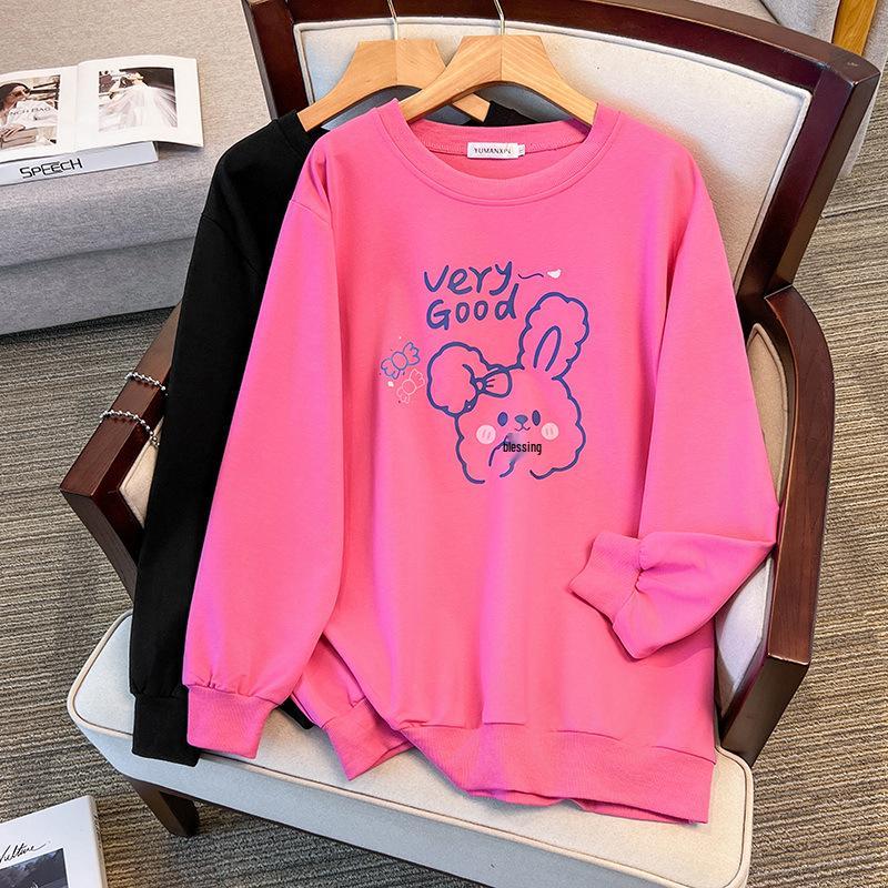 

Plus Size Loose Autumn Hoodie, XL-6XL (Bust: 150/160) 2XL чёрный