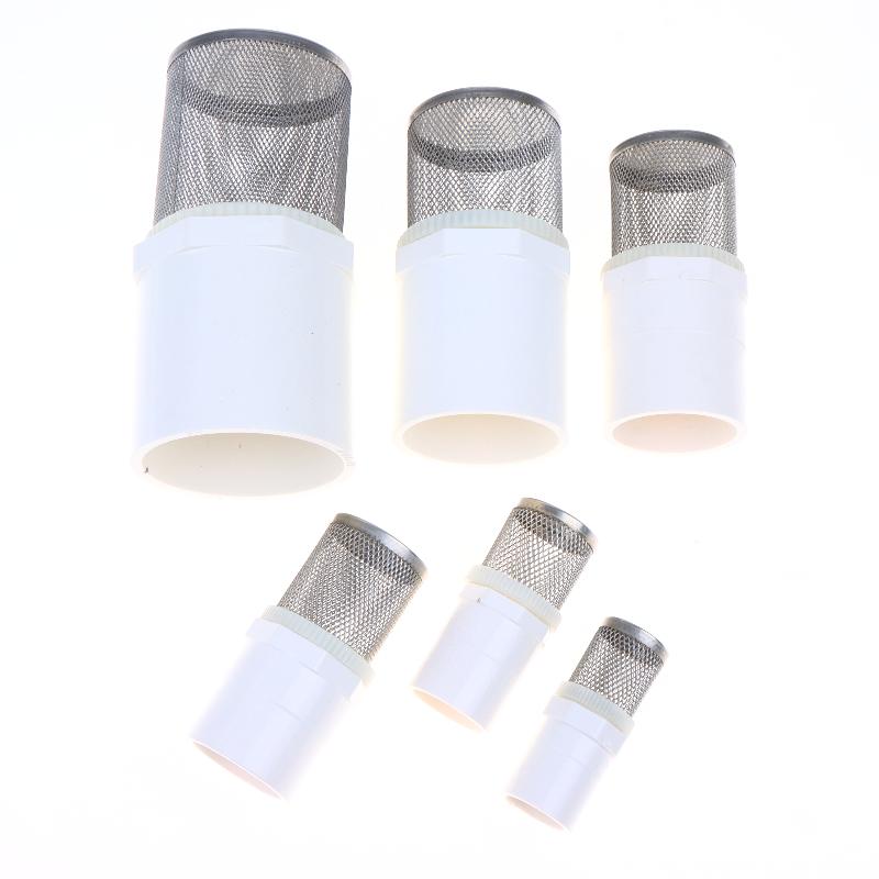 20~63Mm 304 Stainless Steel Filter Pvc Pipe For Small Aquarium Tank Water Pump Inlet Tube Filter Garden Drip Irrigation Filter