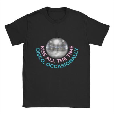 Kiss All The Time Disco Occasionally 2026 Unisexs T Shirt  Leisure Tee Shirt Short Sleeve Crewneck TShirt Cotton Adult Tops