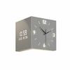 Corner Wall Timepiece LED Display Double Sided Space Saving