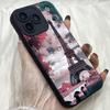 M497 Love London Paris Eiffel Design Art Angel Eyes Soft Phone Case for iPhone Samsung Galaxy Xiaomi Rdemi Huawei Honor Infinix Realme OPPO All Model