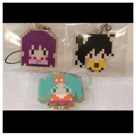 Used Monogatari Series (Bakemonogatari) Dot Rubber Strap Set A