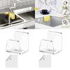 Pack Of 2 Kitchen Sink Sponge Holder Strong Adhesive Acrylic Rack for Dish Sponges and Brushes Bathroom Accessories