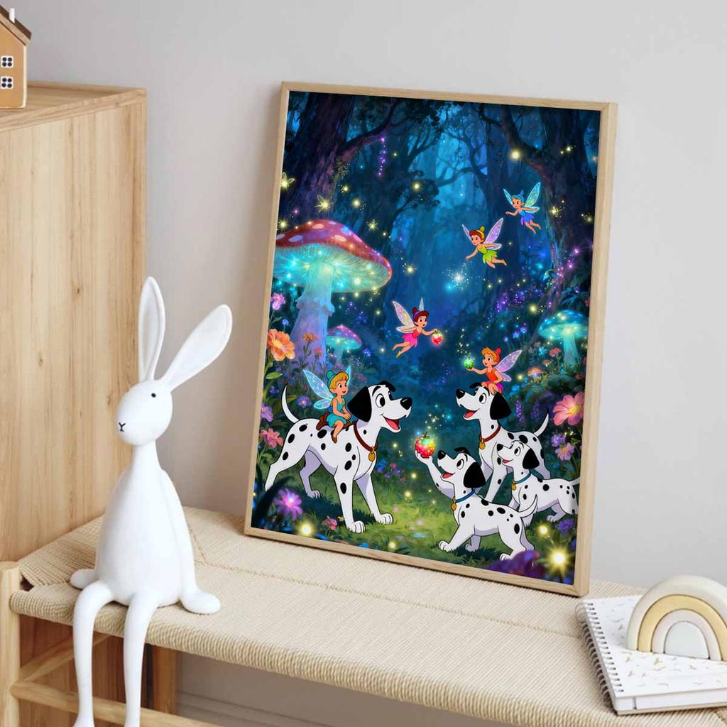 Disney Diamond Painting DIY Magical Forest Diamond Art Painting Set for Home Office Decoration Handmade Gifts