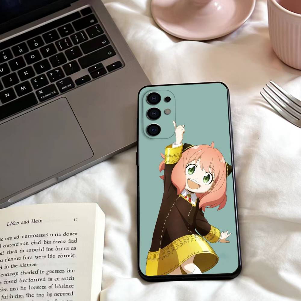 Anime S-Spy X F-Family  Phone Case For Samsung S25,24,23,22,30,21,10,9,Ultra,Plus,Lite,FE,4,5 G Soft Black Case
