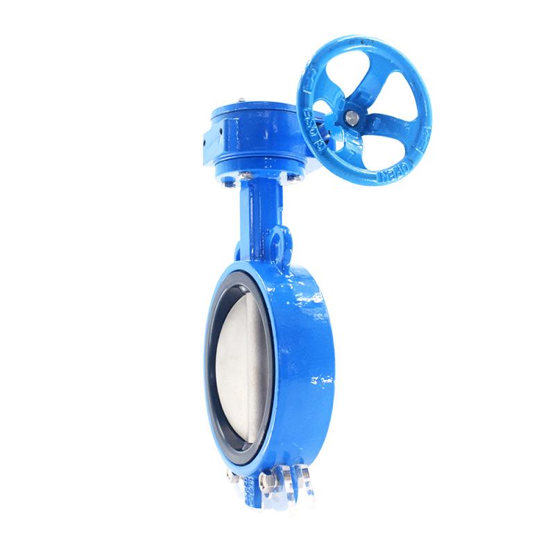 Valve D71/D371XP-10 Manual Rubber-Sealed Butterfly Water Flow Control Valve