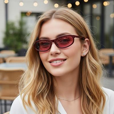 Gafas de Sol Cuadradas Retro Estilo Callejero para Mujer – Gafas Hip Hop de Alta Gama para Celebridades de Internet