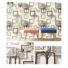 10m/20m PVC Thickened Geometric Grid Tree Background Self-adhesive Wallpaper Renovation Stickers Hotel Home Decor