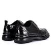 Men's Genuine Leather Brogue Lace-up Shoes: Spring/Autumn Style, Thick Sole, Carved Cowhide, British Business Casual