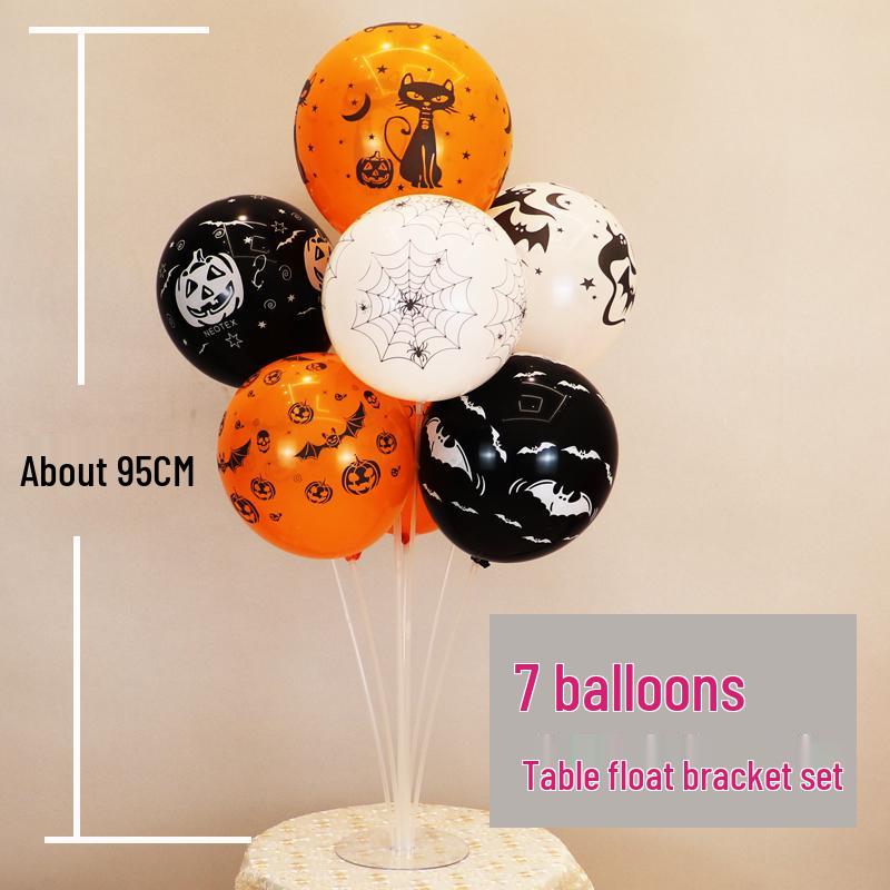 Halloween Balloon Decorations Set for Mall, Pub, KTV, Classroom, and Party Horror Atmosphere