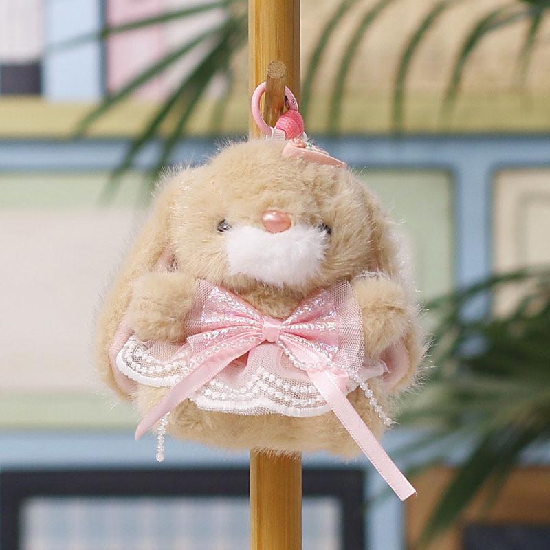 Plush Bunny Toy With Bowknot For Kids And Giftgiving
