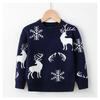 Autumn/Winter New Arrivals: Boys' and Girls' Knitted Sweaters Christmas Snowflake and Reindeer Children's Jumpers