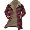 Autumn and winter men's coat suede color matching jacket multi-pocket coat 1 color doma