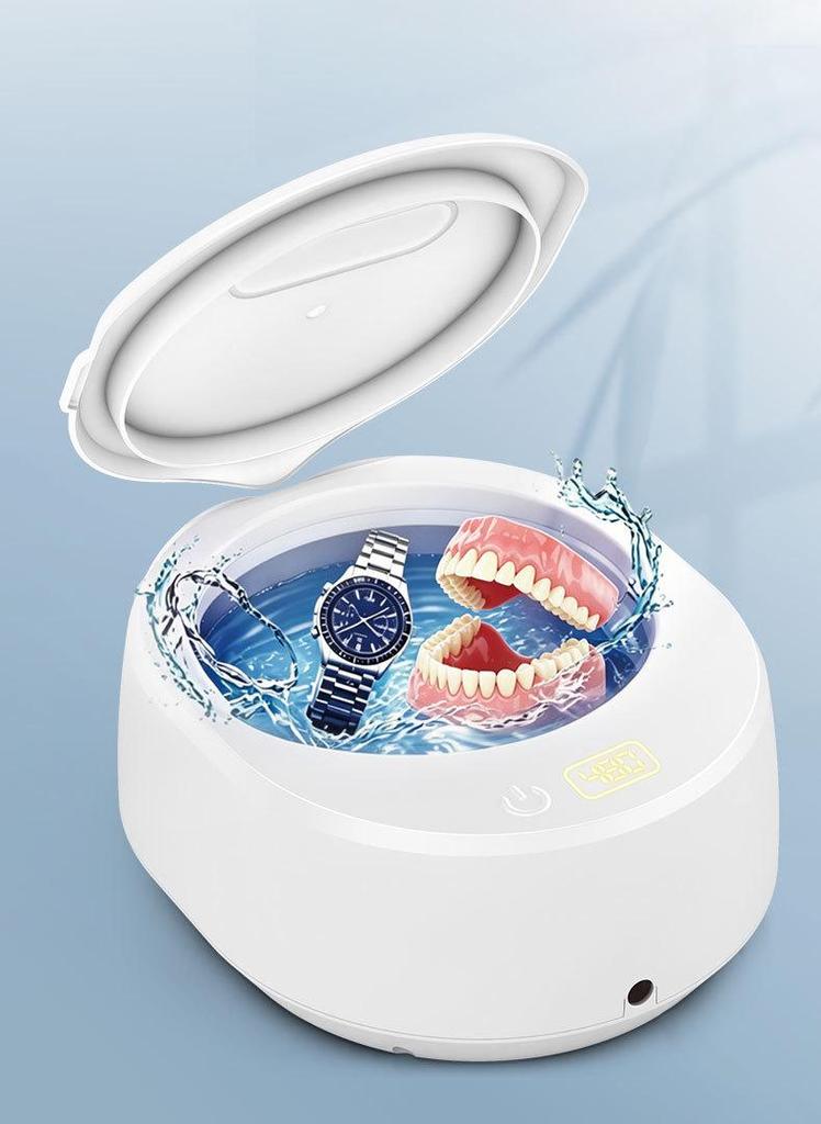 Ultrasonic Denture, Jewelry, Watch, Contact Lens & Toothbrush Cleaner