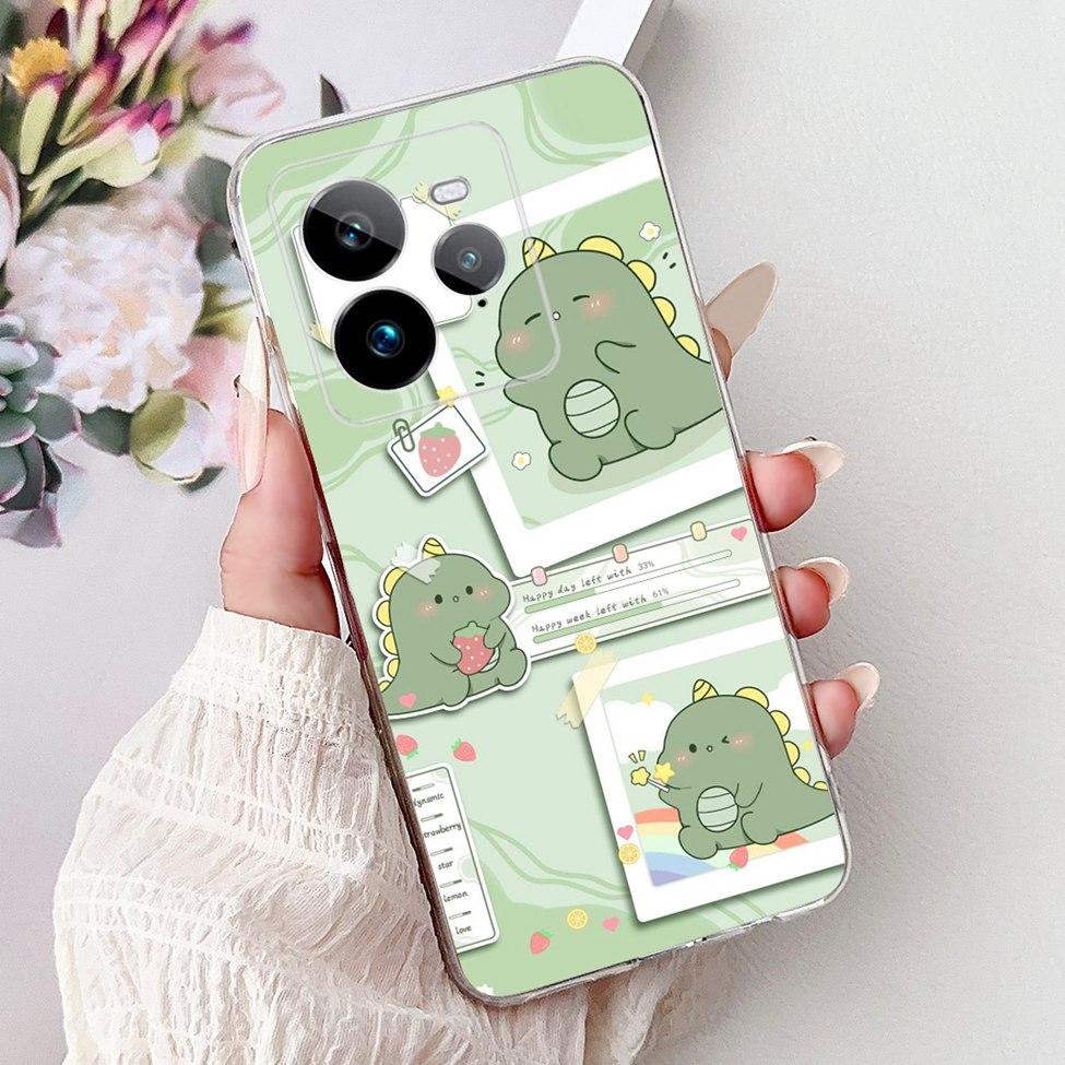 For Realme GT 7Pro Case Cover Clear Cute Cartoon Cat Fashion Cool Soft TPU Casing For Realme GT 7 Pro Phone Case RMX5010 RMX5011