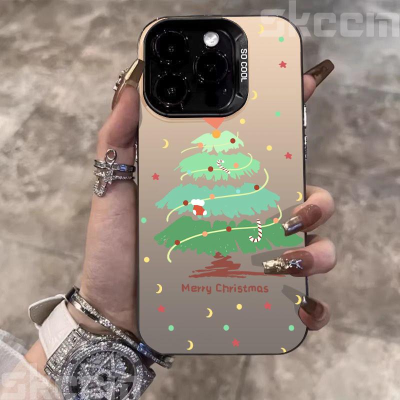 

Для Samsung Galaxy S20 S21 S22 S23 S24 S25 Plus Ultra FE A53 A54 A55 Чехол Веселое Рождество Праздничный Графический Чехол с Елкой Galaxy A35 5G