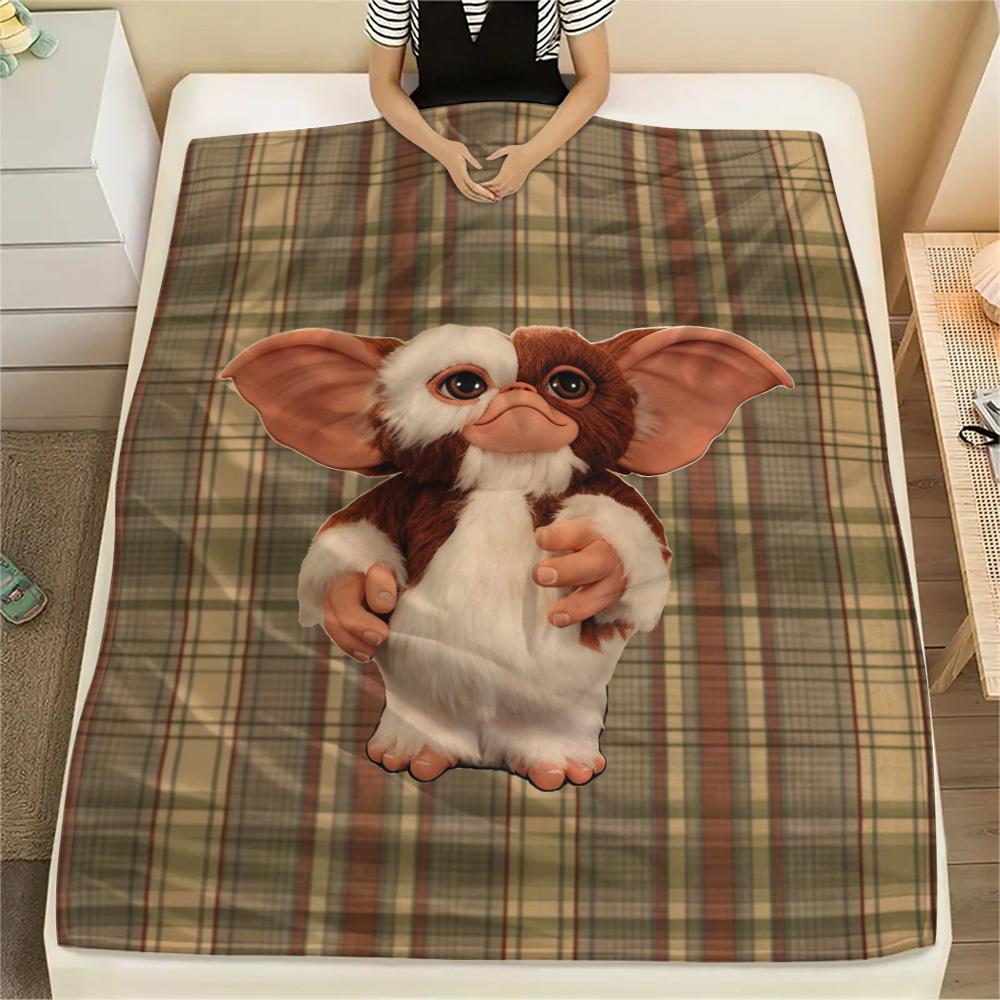 Gremlins Flannel Blanket, High quality Comfortable for All Seasons, Home Decor, Warmth and Comfort